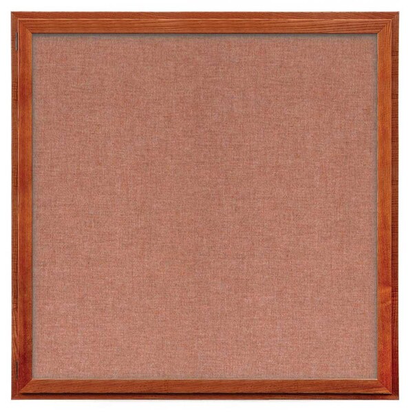 Outdoor Enclosed Combo Board, 72"x36", Black Frame/Grey & Rubber